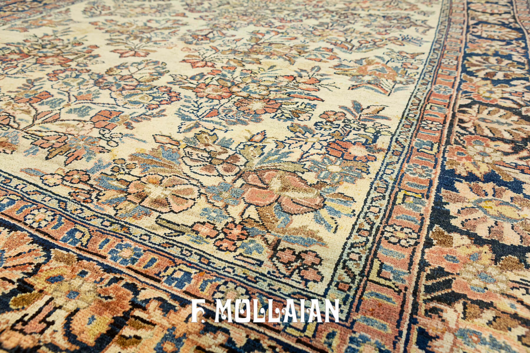 Hand-knotted Antique Persian Hamadan Rug n°:50201759